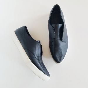 Fifth City Black Sneaker Loafer Slip On Flats 8